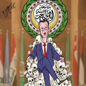 احتضان قائد المحرقة السورية